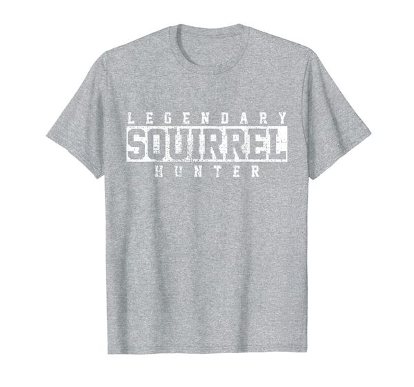 

legendary squirrel hunter hunting funny gift, White;black