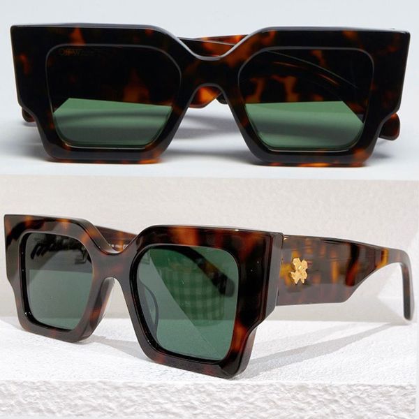Дизайнерские солнцезащитные очки Catalina от мужчин ER1003 или женщин супер густые квадратные рамы широкие зеркальные ножки классическая тарелка черные мужчины.