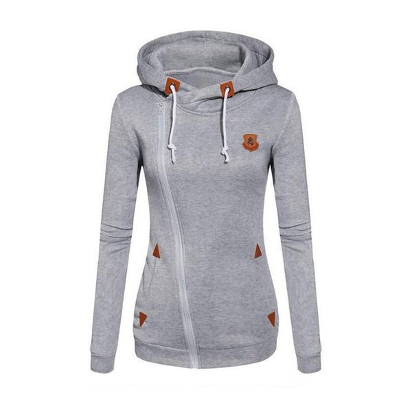 

gym clothing women's sweaters cardigan side zip hoodie, White;black