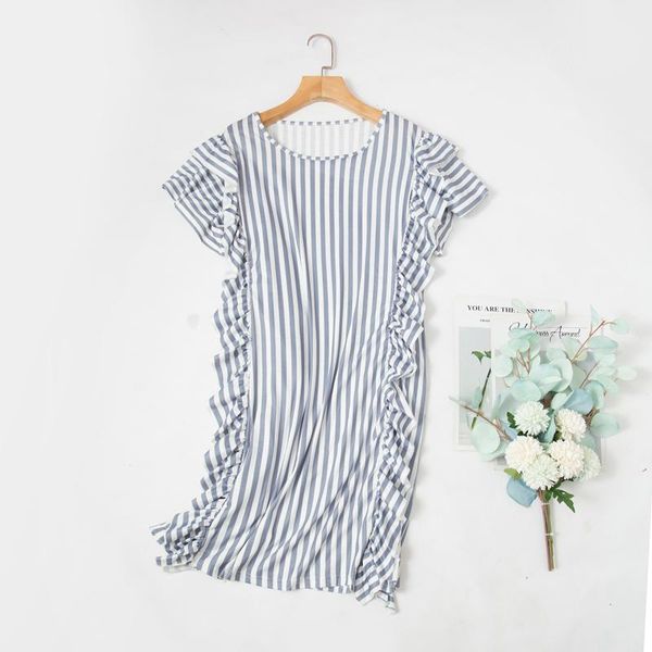 

maternity dresses fashion striped 2021 casual women dress clothes for pregnant short sleeve costume elegant clothing, White