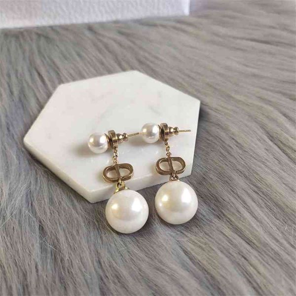 

special offer 75% off outlet online family new pearl simple style earrings fashion personality jewelry women u8h9, Silver