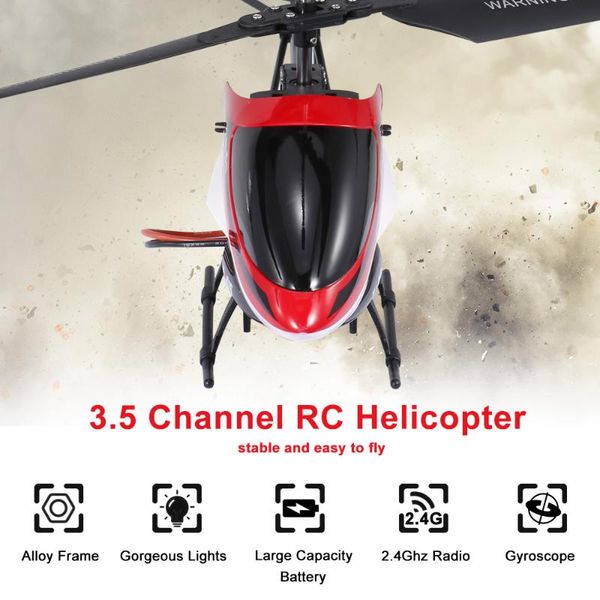 

helicopter with gyro 3.5 channels 16min flying time 2.4ghz transmitter rtf durable aircraft for kids beginners outdoor drones