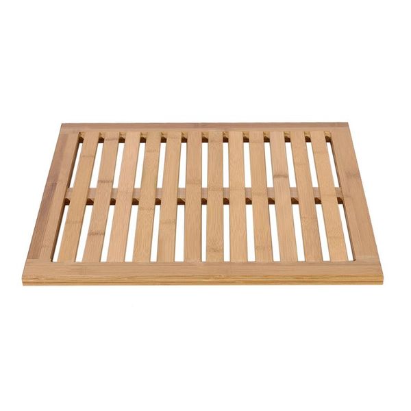 

bath mats bamboo wood strip retro doormat kitchen bathroom shower floor mat &