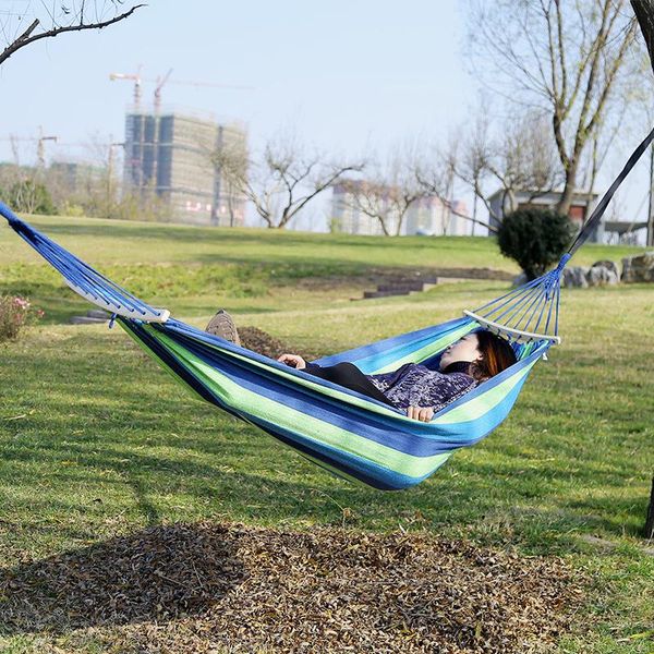 

camp furniture outdoor camping hammock hanging indoor home bedroom lazy chair travel swing bed hammocks