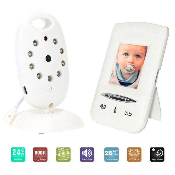 

2.4ghz wireless digital lcd baby monitor camera audio video melody night vision monitors