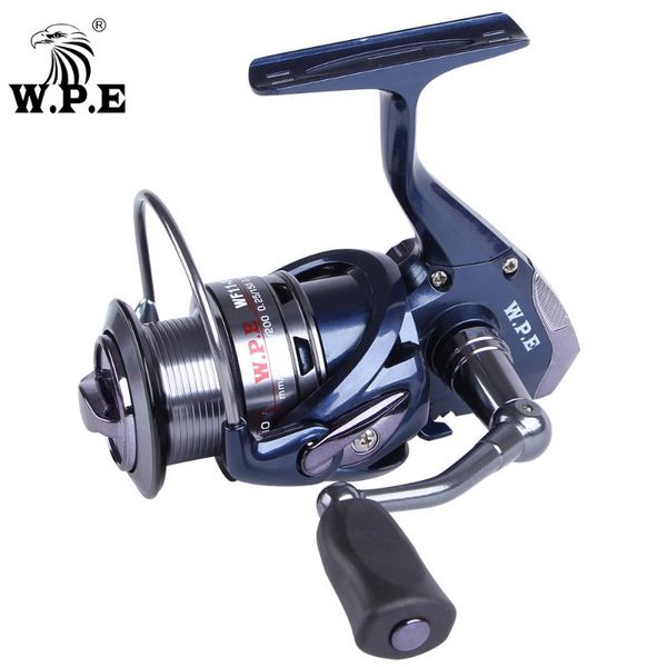 

baitcasting reels w.p.e w11-30f/40f 5.5:1 high speed spinning fishing reel 9+1 ball bearings right/left interchangeable handle front loading