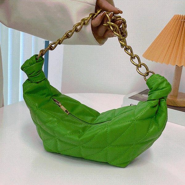 

evening bags soft leather shoulder for women green travel handbags designer brand ladies hobos bag fashion casual underarm sac