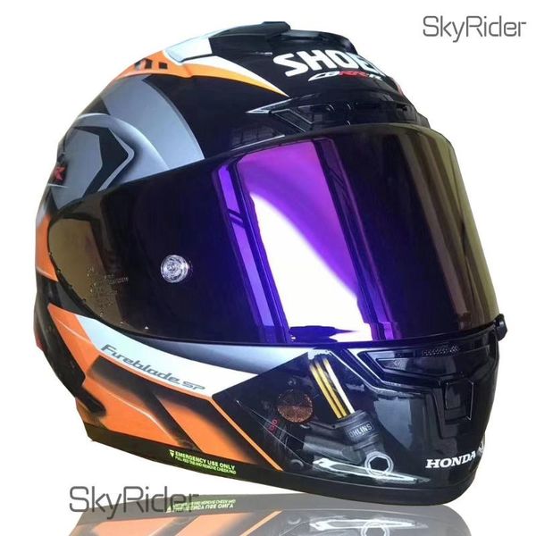 

motorcycle helmets x14 cbr- orange color helmet full face riding motocross racing motorbike