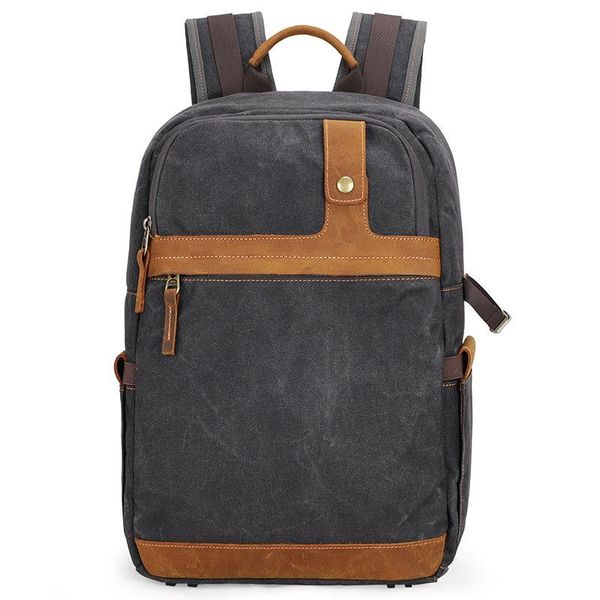 

backpack canvas pography slr digital lens camera outdoor waterproof bag