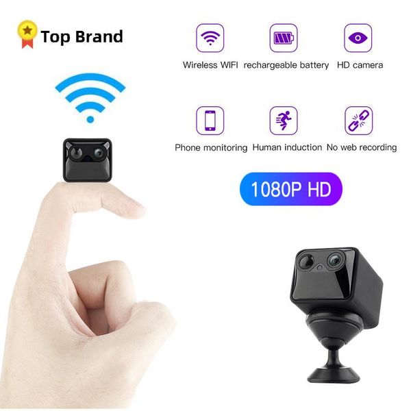 

mini cameras hd 1080p wireless ip cam night vision mobile monitoring wifi camera pir induction low-power home security camcorder