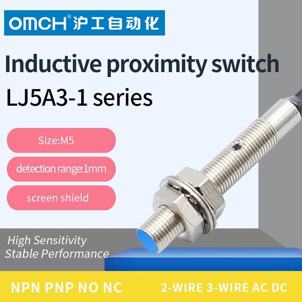 

smart home control omch lj5a3-1-z/ex dc 2-wire small sensor proximity switch no nc 24 v 12 m5 pnp npn 3-wire