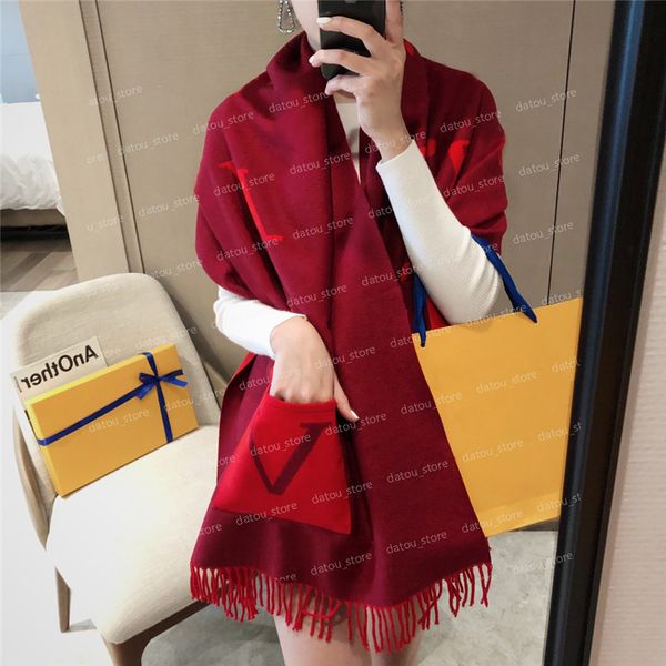 

fashion winter warm men womens designer scarf ladies pashmina wool cashmere scarves luxury brand letter scarf for women blanket, Blue;gray