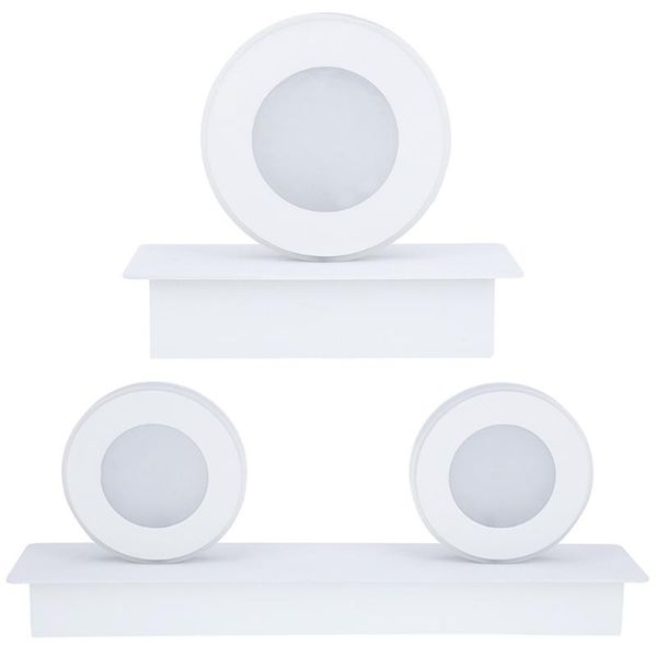 

round 6w bathroom led mirror light acrylic mini style wall lamp lamps