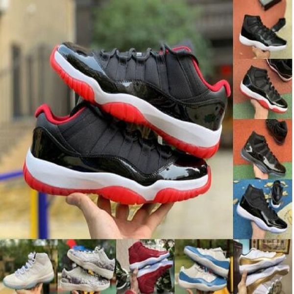 

11 11s xi 25th anniversary men basketball shoes black multi white athletic mens trainers sports sneakers 5.5-13 with box