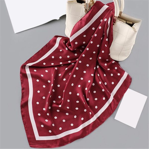 

scarves women silk fashion simple comfortable all-match ladies scarf 2021 korean cute printed small squares, Blue;gray