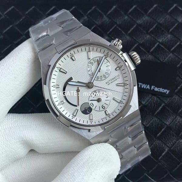 

twa factory elegant gentleman multi-function watch size 42 mm malta eight - tooth ring mouth classic extraordinary 1222 - sc type machine, Slivery;brown