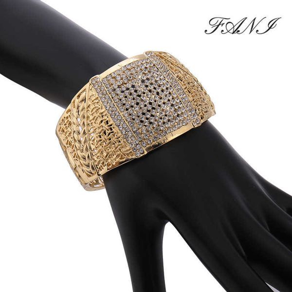 Fani Health Pulseira Magnética Pulseira para Mulheres Design Cliente Energia Pulseira de Ouro Moda Jóias Casamento Marca Pulseira Q0717