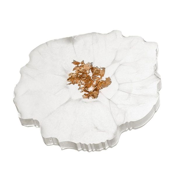 

mats & pads 1pc resin mold holder organizer mat household diy gold leaf cup