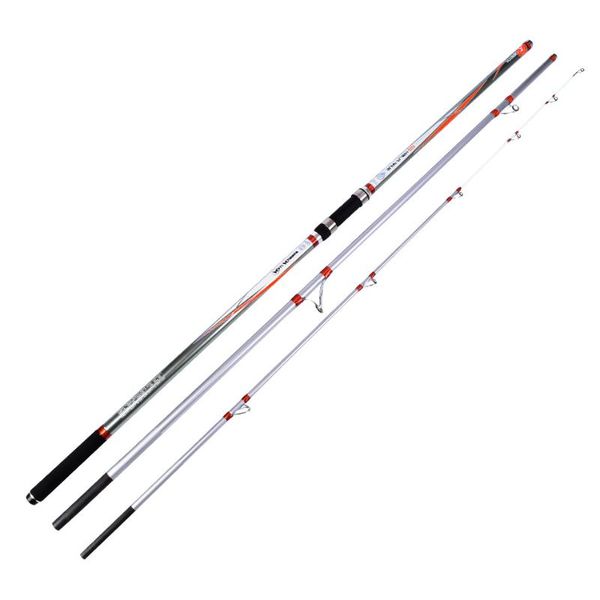 

boat fishing rods 4.2m high carbon surf rod 3 sections distance throwing embedded casting lure
