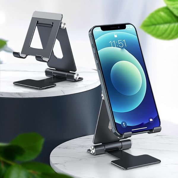

cell phone repairing tools aluminum alloy mobile holder deskfor charging base double adjustable shelf stand accessories