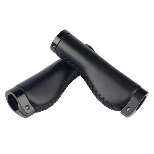 

bike handlebars &components handle grips retro pu leather lockable bicycle cycling steering wheel anti-skid handlebar cover