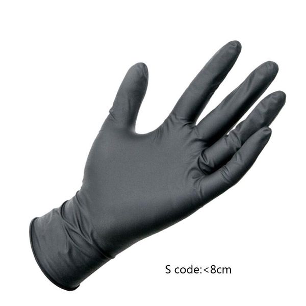 

disposable gloves 100pc nitrile protective glove prep cooking / kitchen waterproof service cleaning
