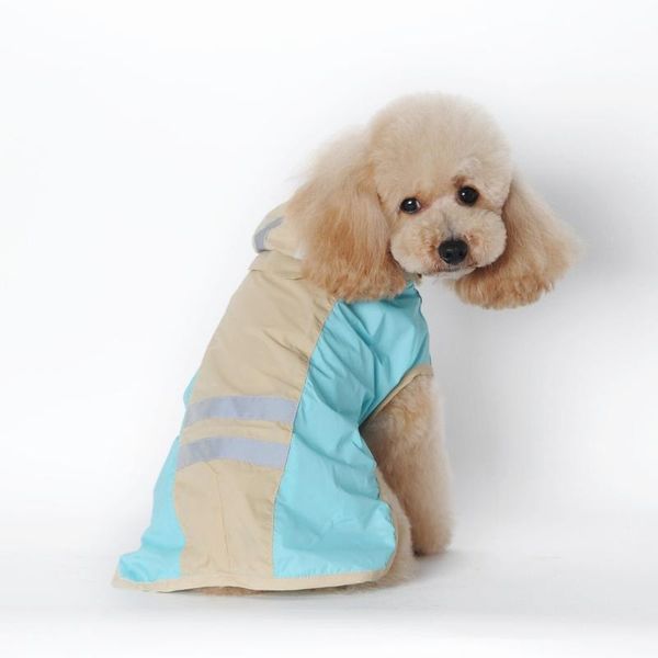 

dog apparel waterproof raincoat clothes nylon reflective outdoor jacket t-shirt for large dogs (s-7xl) 910a