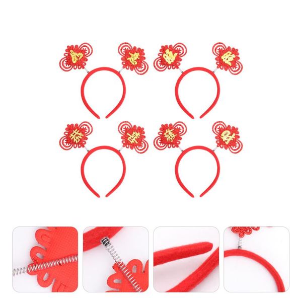 

party hats 4pcs year head band chinese headband hair decor without light (random style)