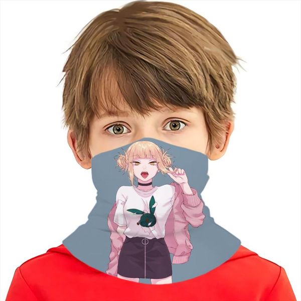 

scarves 2021 my hero academia hair scarf fashion boys/girls fishing clothes women/men, Blue;gray