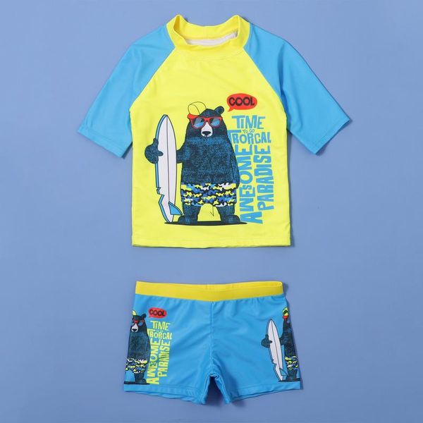 

toddler baby boys cartoon letter short sleeve swimwear swimsuit summer outfits kids women's for girls one-pieces, Black