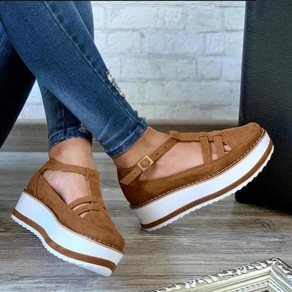 

summer women's sandals shoes ladies comfortable ankle hollow round toe soft sole fashion sandalias mujer 2021, Black