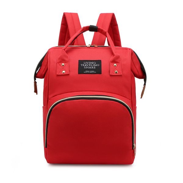 

large diaper bag double shoulders multi function diy baby student backpack oxford cloth leisure travelling bag 18ty k2