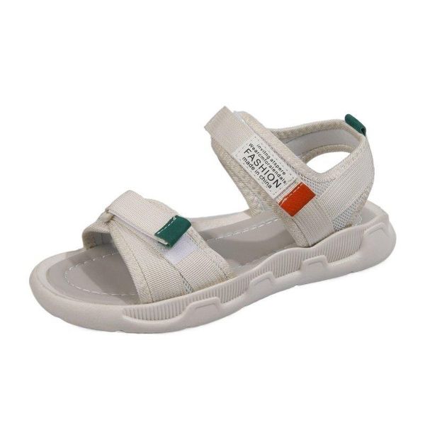 

sandals 2021 summer korean women's flat-heel open-toed casual student sports, Black