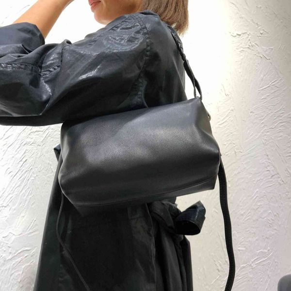 

leather handmade leather shoulder underarm slant span handbag simple female style