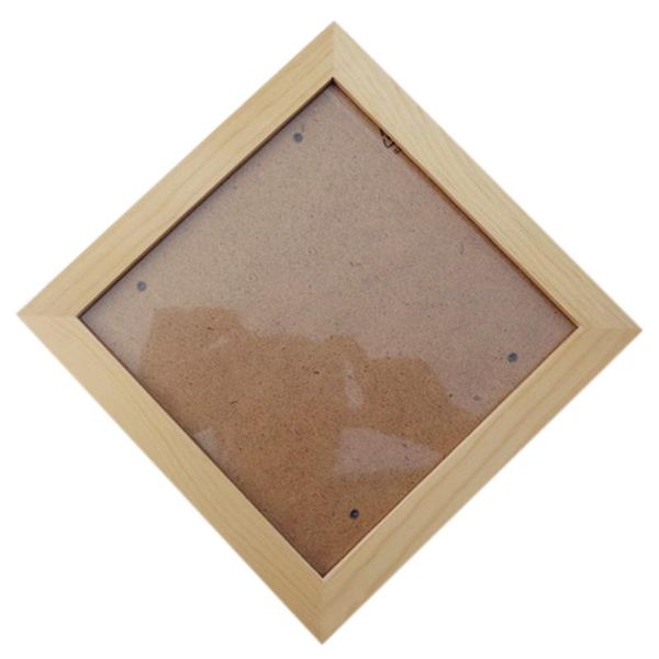 

digital po frames po abgn -square thick pine wood frame wall picture (black,6 inch)