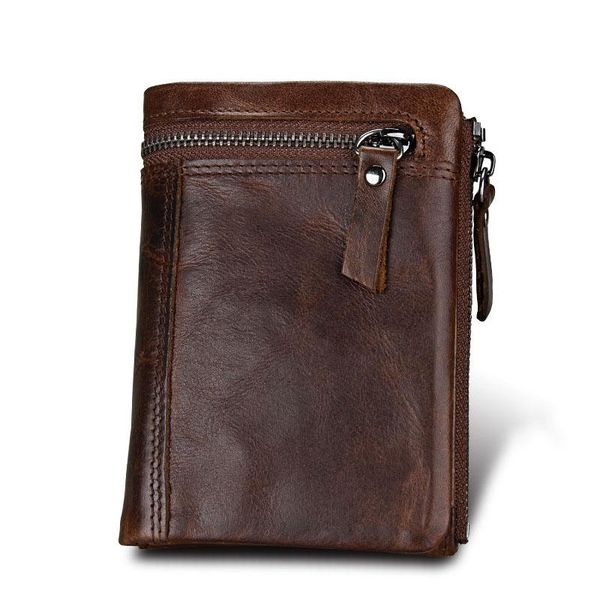 

wallets rfid genuine leather men wallet coin purse small short card holder portfolio portomonee male walet vintage hasp money bag, Red;black
