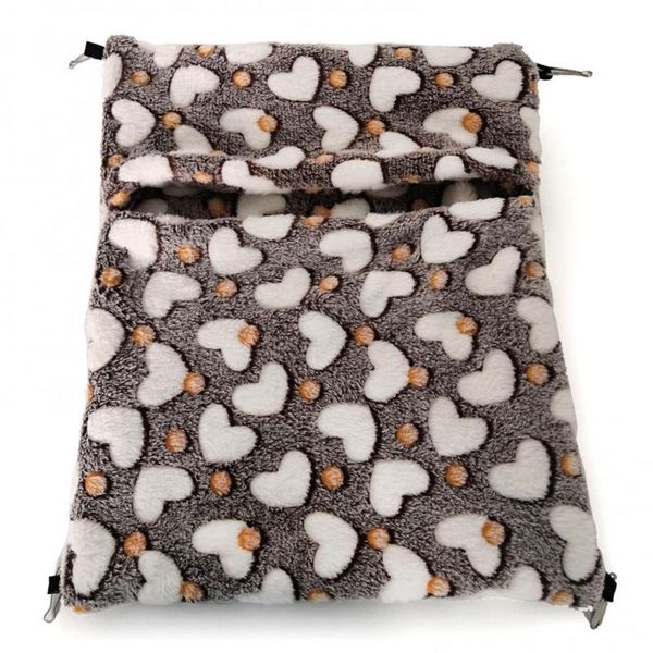 

small animal supplies hamster warm envelope hammock cute soft plush sleeping bed pet nest multi-color hanging comfortable