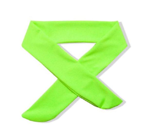 

2021 solid cotton tie back headbands stretch sweatbands hair band moisture wicking workout men women bands