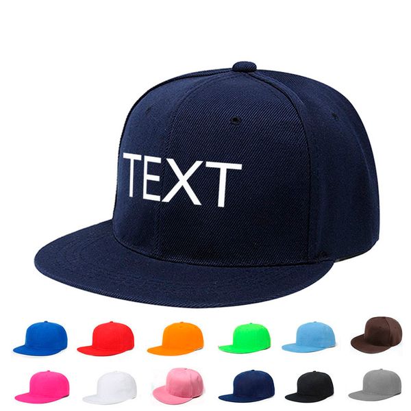 

personalized embroidery men women hip hop caps custom name text letter number snapback cap fashion street dance hat, Blue;gray