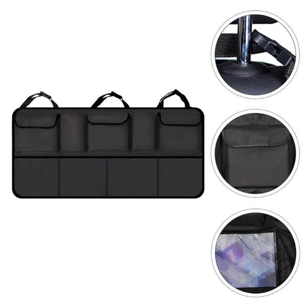 

car organizer durable auto chair back storage hanging bag seatback net pouch