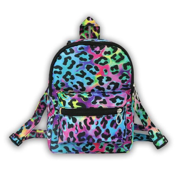 

backpack mini women crossbody bag teenage girl leopard shoulder phone purse korean trendy female bagpack