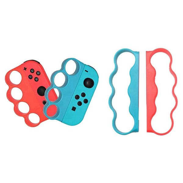 

game controllers & joysticks 2 pack left/right boxing fitness gaming finger clasp hand grip handle with packs- grips for switch