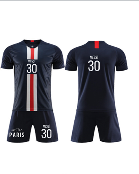 

men's tracksuits summer sets no. 30 jersey suit children's competition training sports clothes, Gray