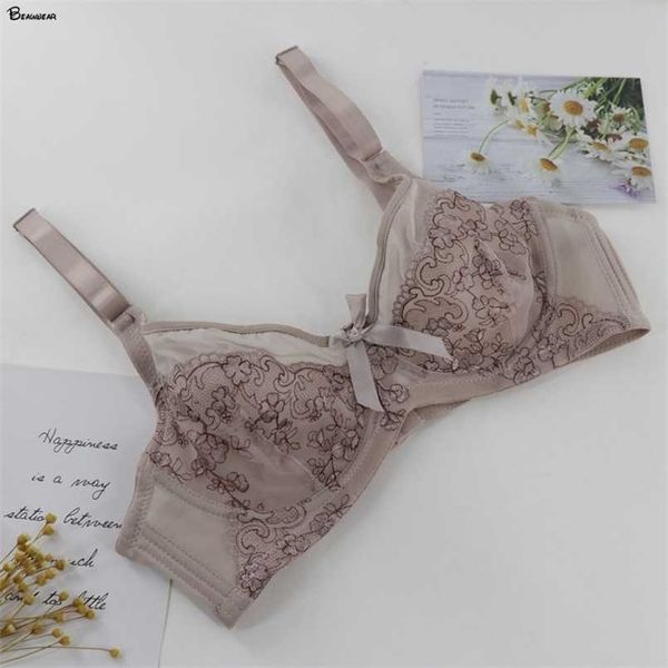 Beauwear Full Cup Lounge Bra Biancheria intima da notte per donna Nero Bianco Blu Beige Rosso Viola Grigio 34C 36C 38C 40C 42C 44C Reggiseni 211110