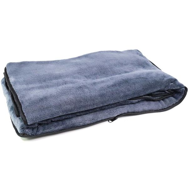 

blankets -multifunctional 190x200cm flannel foldable storage air conditioning blanket office nap travel