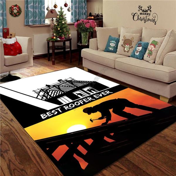

carpets the roofer 3d all over printed carpet mat for living room doormat flannel print bedroom non-slip floor rug 02