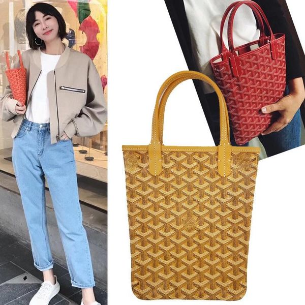 

evening bags 2021 mini shopping bag dog tooth leather portable earl pottiers small bucket handbags women