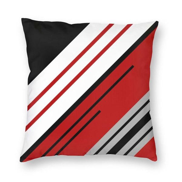 

cushion/decorative pillow vibrant diagonal stripes design square case home decorative 3d double-sided geometric colorful cushion cover for c