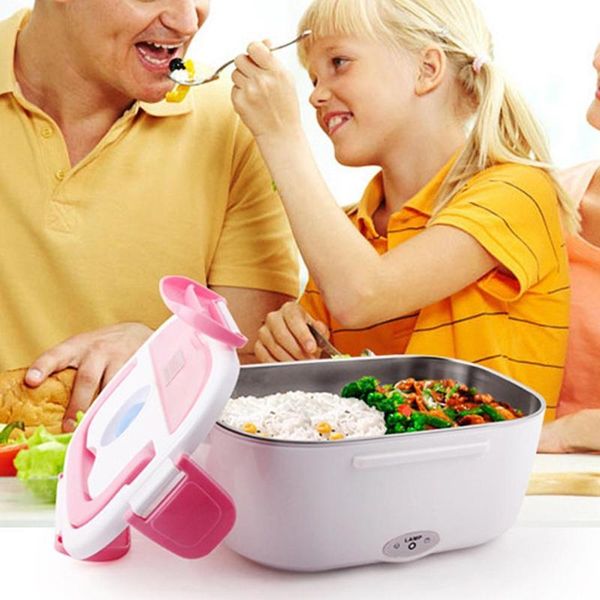 

dinnerware sets 40w dc 12/24v car electric heating stainless steel lunch box container