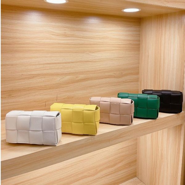 

woven waist bag luxury designer chest neutral multicolor backpack mini purse leather crossbody bags